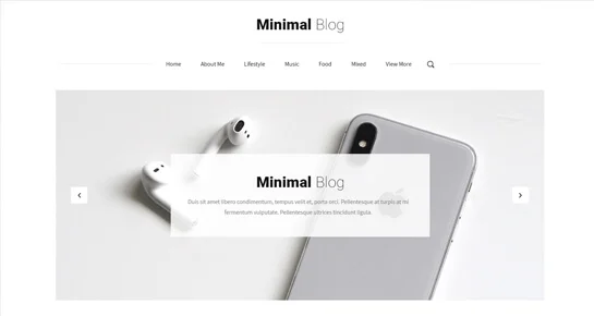 minimal blog